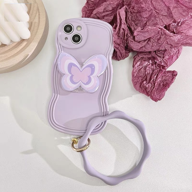 Ốp Điện Thoại tpu Mềm Họa Tiết Ruy Băng Thắt Nơ Gắn Nhẫn Đỡ Cho Iphone 12 pro max 11 pro max xs max xr x 13promax
