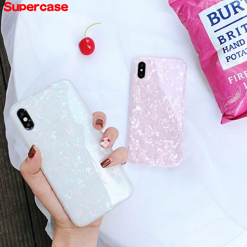For Xiaomi Mi 10 Pro 9 8 SE Lite Redmi K30 Pro Note 7 Case Glitter Dream Shell Pattern Soft Cover