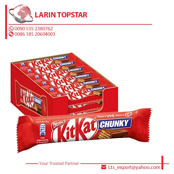 Bánh Xốp Phủ Socola KitKat Chunky