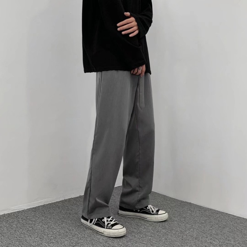 Quần ống rộng phong cách Hàn Quốc thanh lịch dành cho nam