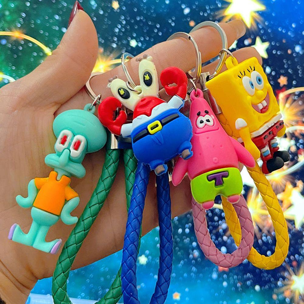 Móc Chìa Khóa Hình Patrick.Star Hoạt Hình Bằng Hợp Kim Giá Đỡ
