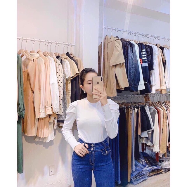 Áo thun dài tay phồng basic new hot