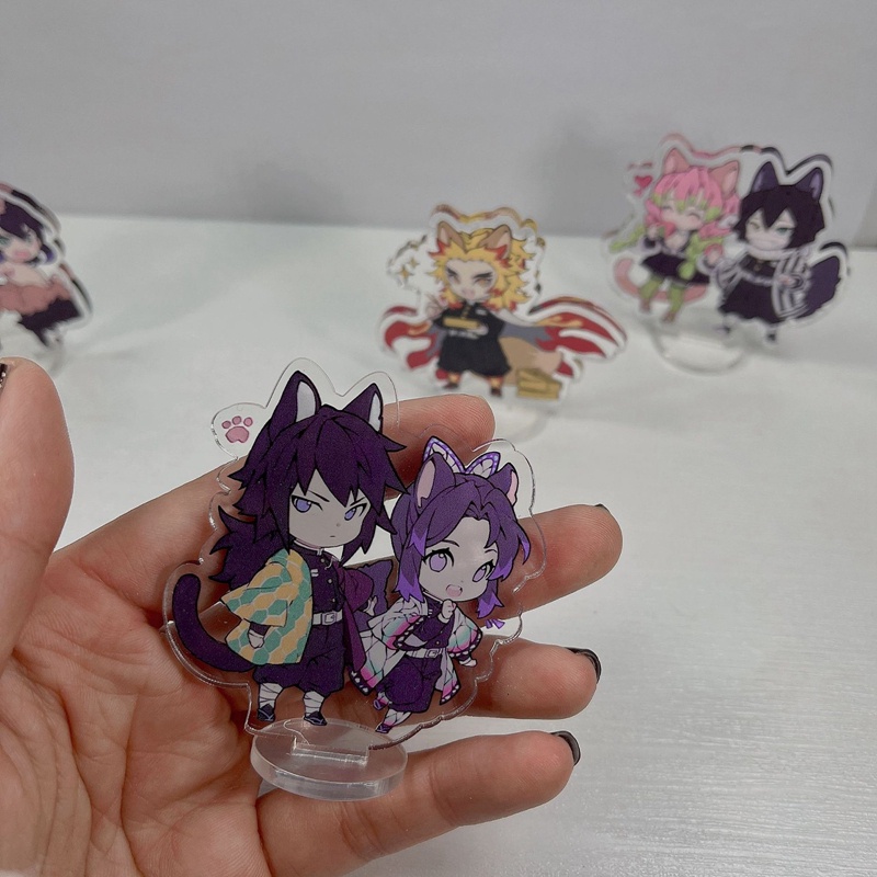 Mô Hình Nhân Vật Kimetsu No Yaiba Có Giá Đỡ Bằng Nhựa Acrylic Để Bàn Trang Trí