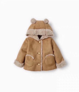 Áo khoác da lộn ZARA BG