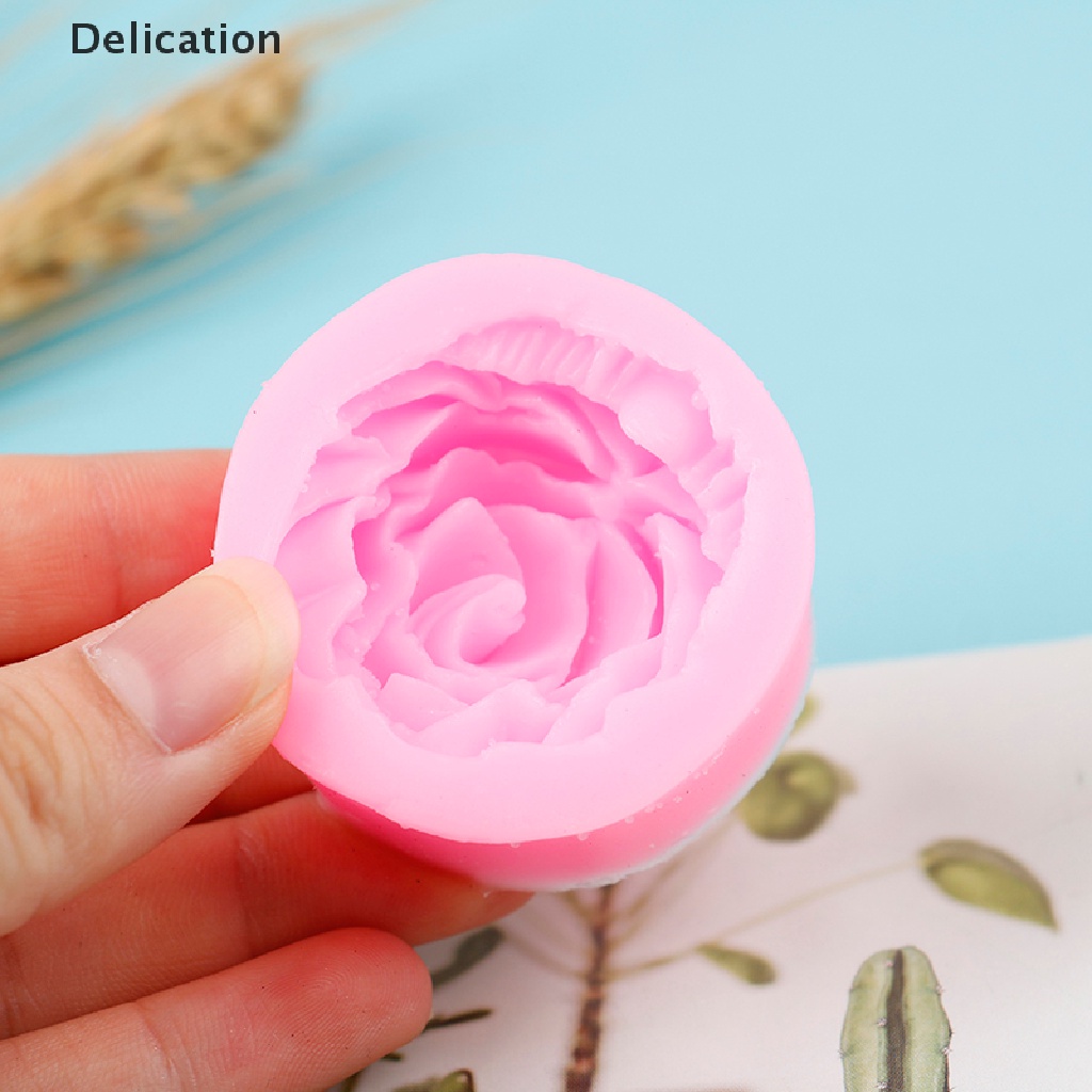 Khuôn làm bánh hình hoa hồng bằng silicone thiết kế sáng tạo dễ thương