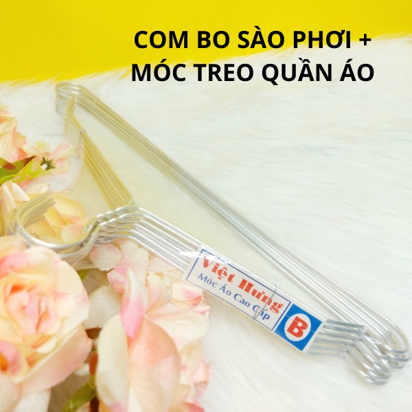 Sào phơi đồ / giá treo quần áo inox có khoen/ không khoen có bánh xe đồ dùng gia đình { GIAO TOÀN QUỐC}