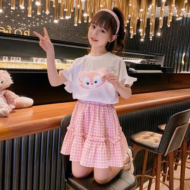 Sét váy và áo dành cho bé gái THANH THỊNH 18-45kg Mẫu LINA BELL.