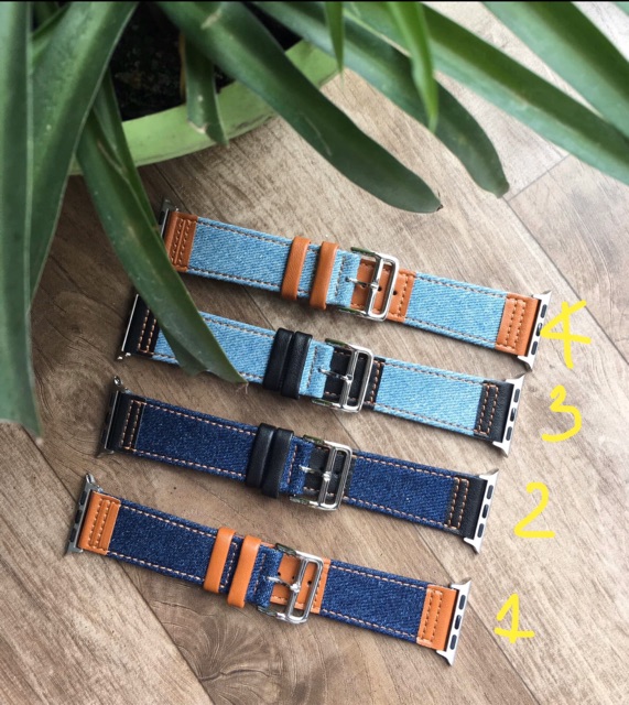 Dây đồng hồ Apple watch mẫu jeans cực chất