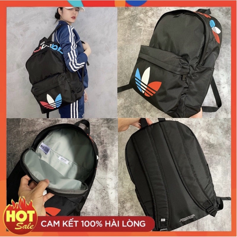 ⚡️Balo Adidas,Balo thời trang,học sinh B184 Originals Backpack Black FL9627 Full Tag Code