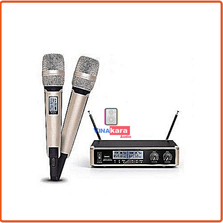 [ Bán chạy] 🎤⚡Micro không dây SENNHEISER SKM-95, Đầu thu nhỏ gọn, Sóng UHF, Karoake hay, hát nhẹ