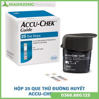 Que Thử Đường Huyết Accu-Chek Guide 25 test
