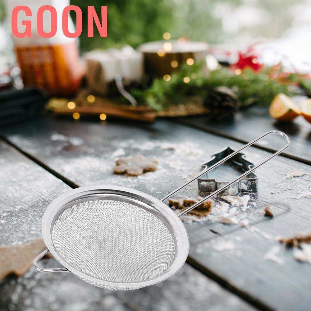GOON Set 4 Dụng Cụ Rây Bột Bằng Thép Không Gỉ Tiện Dụng