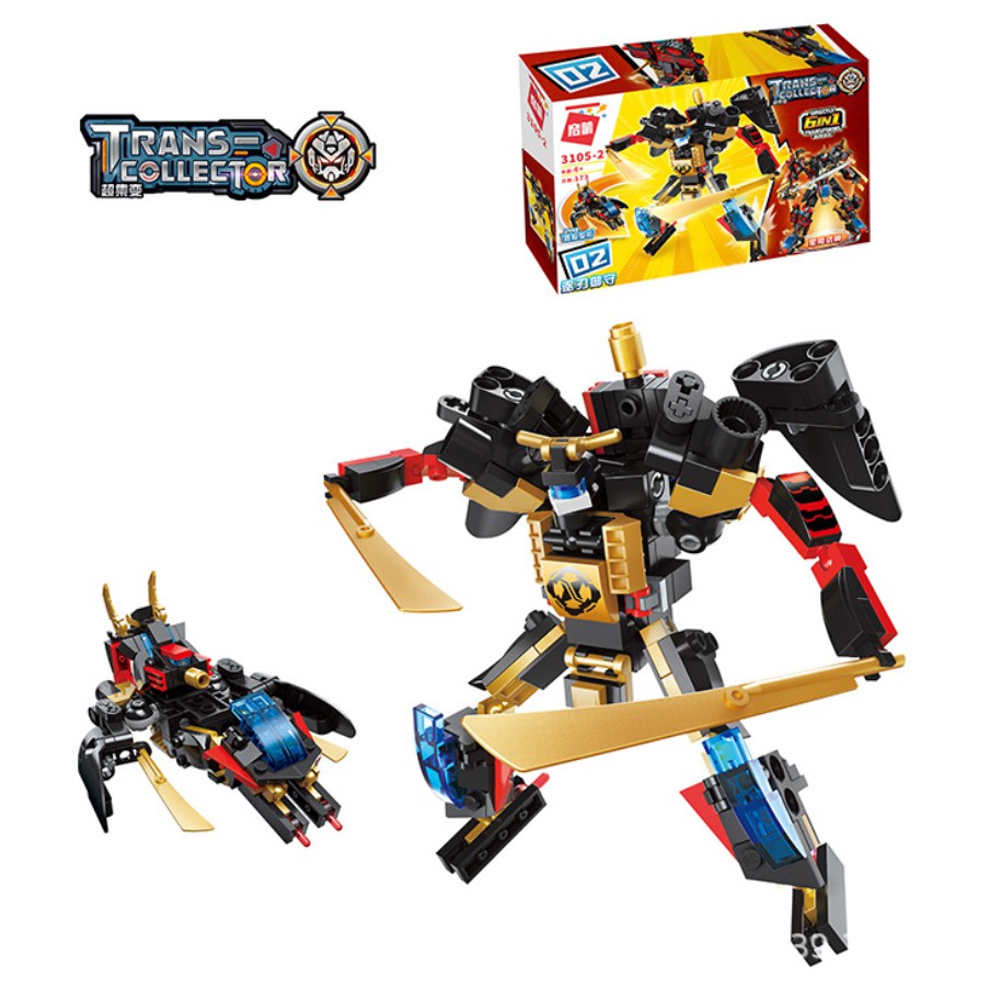 [980 Chi Tiết] Bộ Đồ Chơi Xếp Hình Lego Robot Biến Hình Cực Chất, 6 Trong 1