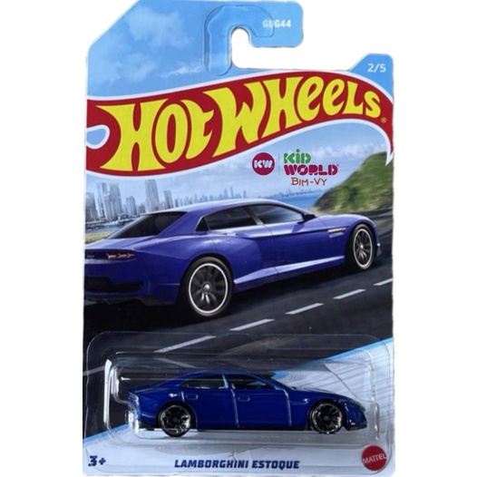 Xe mô hình Hot Wheels Luxury Sedans Series 2022 Lamborghini Estoque HDH13.