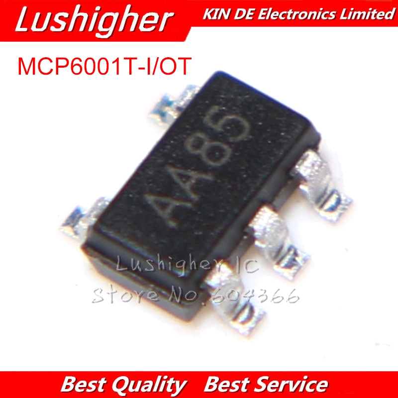 Bộ 10 Linh Kiện Điện Tử Mcp6001T-I / Ot Sot23-5 Mcp6001T-I Sot23 Mcp6001 Smd Mcp6001T