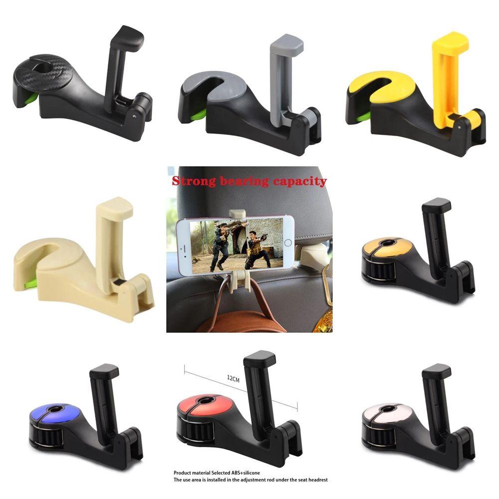 Giá Đỡ Điện Thoại Di Động Dạng Kẹp Gấp Sáng Tạo Gắn Sau Ghế Xe Hơi