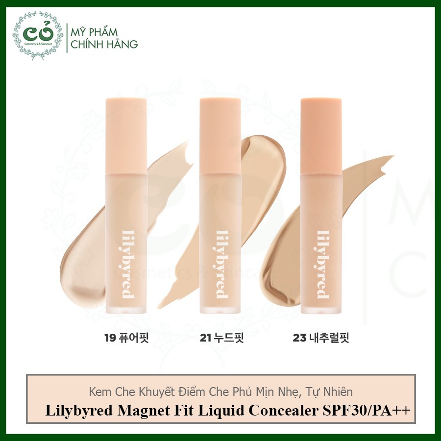 Kem Che Khuyết Điểm Lilybyred Magnet Fit Liquid Concealer SPF30/PA++ 8g