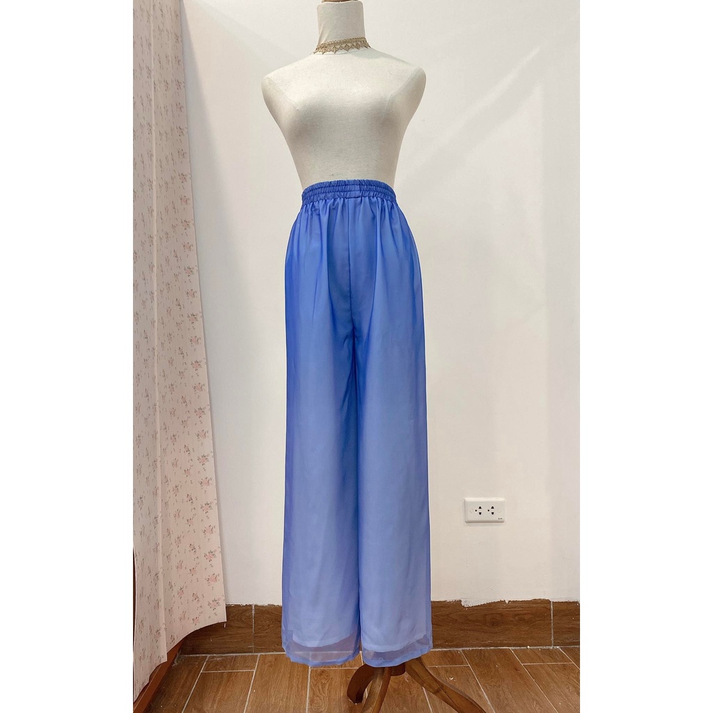 [CÓ SẴN nhiều màu] Quần chiffon ống rộng tập nhảy, múa cổ điển, tập yoga ống rộng 2 lớp cho người lớn