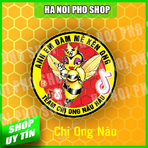 Tem xe tải Kèn Ong Vàng - Ong Trắng - Ong Chúa - Ong Nâu, Logo Trang Trí xe tải