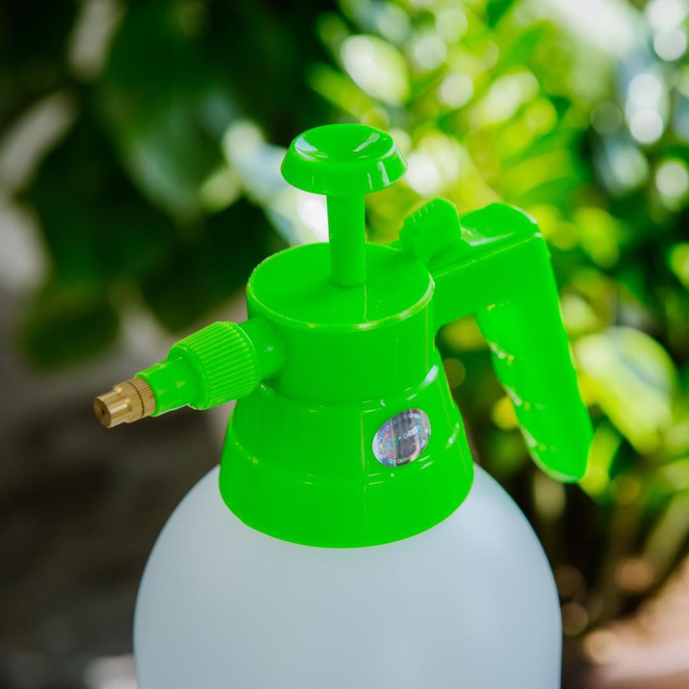 Bình Tưới Cây GoGreen 2L- Bình Xịt Nước Tưới Cây Cảnh, Cây Hoa - Nhựa PE cao cấp siêu bền màu xanh,cam