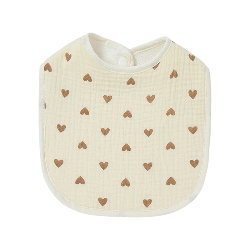 Yếm Ăn Cotton Chống Thấm Nước Tiện Dụng Cho Bé Sơ Sinh Banda