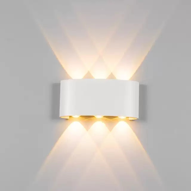 Đèn hắt tường 2 đầu vỏ nhôm LT017/4  ,đèn phòng ngủ, đèn dẫn cầu thang, đèn trang trí, đèn tường, đèn rọi 2 đầu