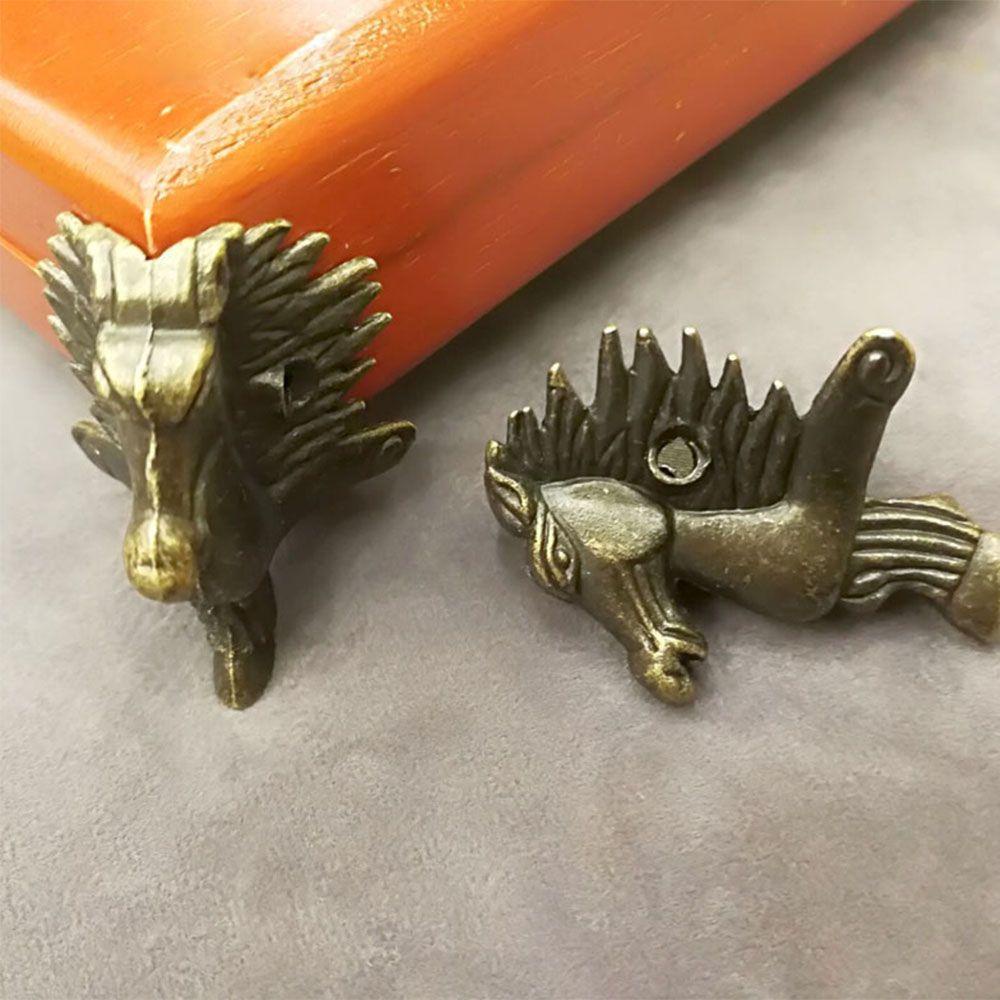 Ốp Bọc Góc Hộp Quà Bằng Hợp Kim Kẽm Phong Cách Vintage