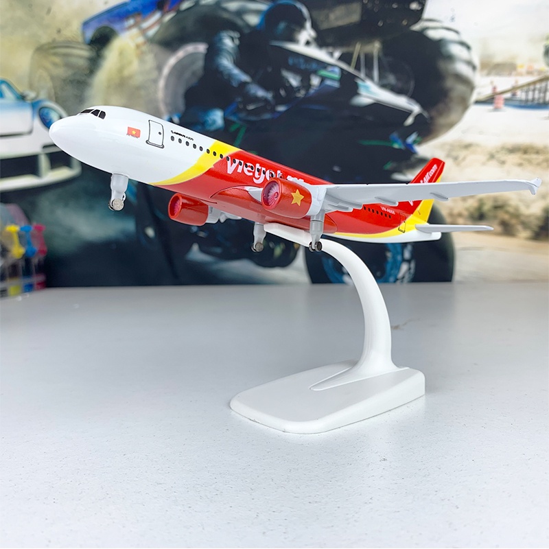 Mô hình máy bay dân dụng kim loại cao cấp 20CM,16CM