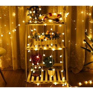 DÂY ĐÈN TRANG TRÍ NOEL , ĐÈN LED TRANG TRÍ NHÀ CỬA DỊP LỄ TẾT Đèn Led Trang Trí Bóng Tròn Nhỏ