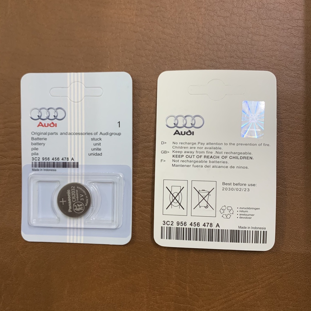 Pin Cúc Áo CR2032 Cao Cấp Dùng Thay Pin Chìa Khóa Xe Audi