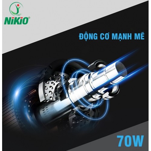 Súng mát xa cầm tay 6 đầu, 5 chế độ Nhật Bản Nikio NK-170B - Xanh - HÀNG CAO CẤP - GIÁ HOT