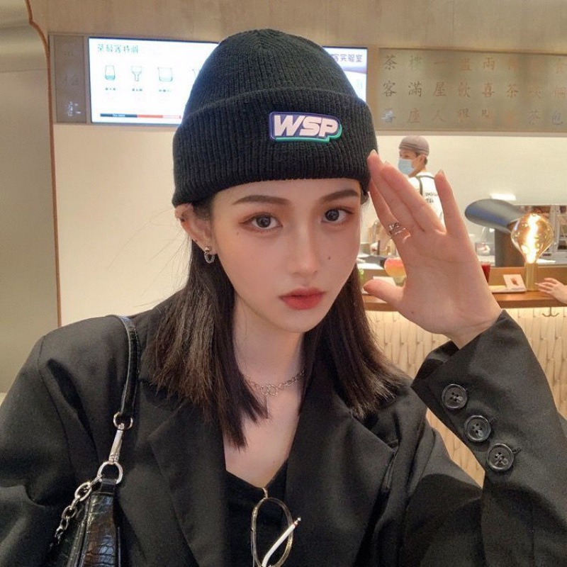 Mũ len giữ ấm phong cách hip hop Nhật Hàn thời trang thu đông