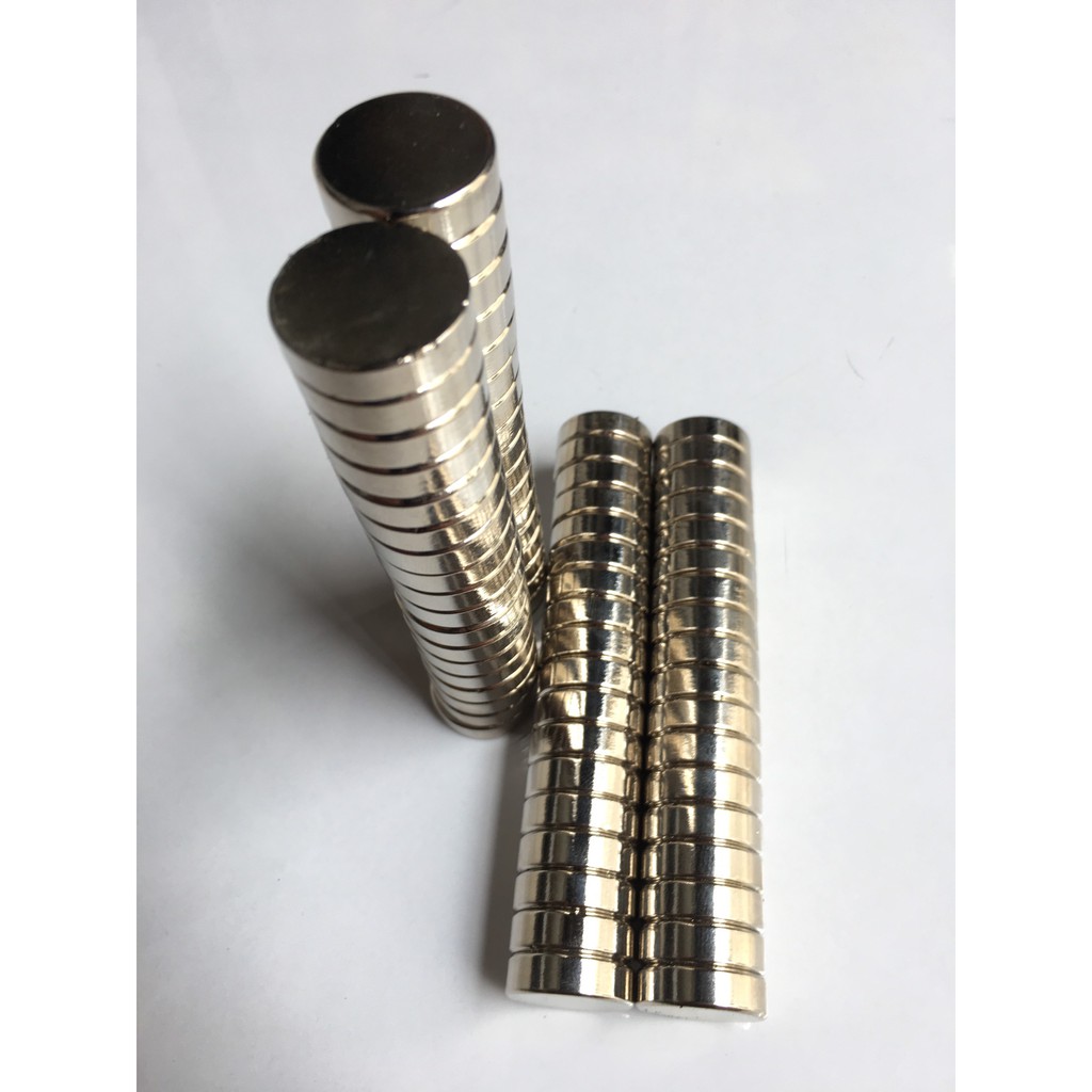 Bộ 10 Viên Nam Châm Trắng 20x5 Dùng Trong Động Cơ Đơn Giản