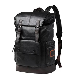 [CÓ VIDEO SP + ẢNH THẬT] Balo phượt, balo laptop, balo da nam, chất da cao cấp không thấm nước