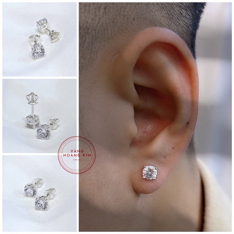 KHUYÊN TAI CHUẨN BẠC S950