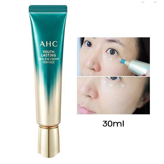 Kem Mắt AHC Ageless Real Eye Cream For Face 12ml &amp;30ml Hàn Quốc
