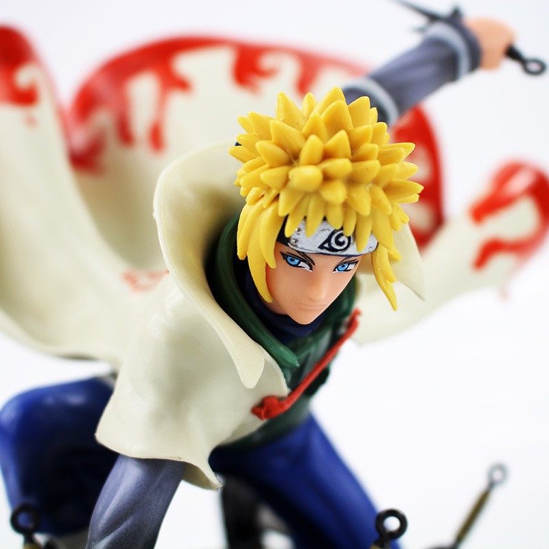 Mô hình nhân vật Naruto Shippuden Namikaze Minato Jiraiya 14cm-18cm