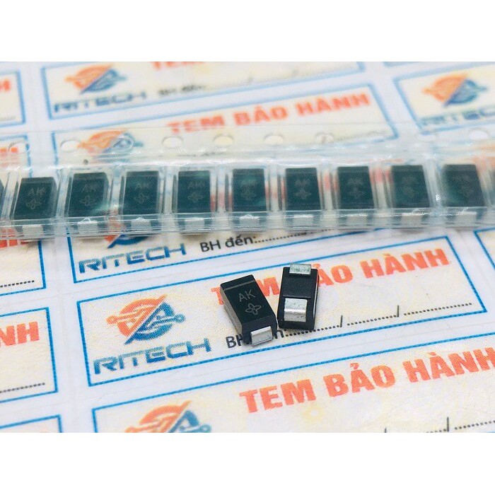 Combo 20 chiếc 1N4732A kí hiệu AK DIode 4.7V 1W SMA