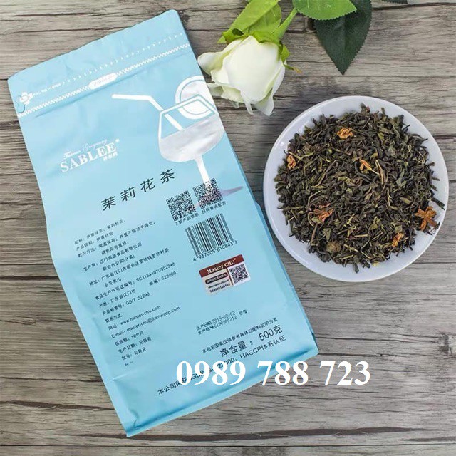 Trà Xanh Nhài ĐẶC BIỆT SABLE 500g pha trà chanh, trà sữa cực ngon