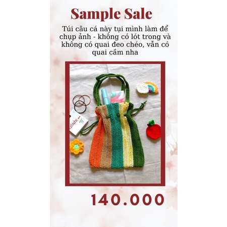 Túi len móc handmade