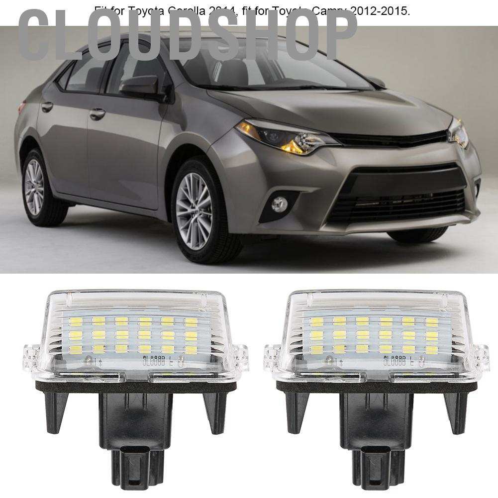 ❀Bán Khuyến Mãi❀ 1 Cặp Đèn LED Cho Biển Số Xe Hơi Toyota Camry Yaris Vios