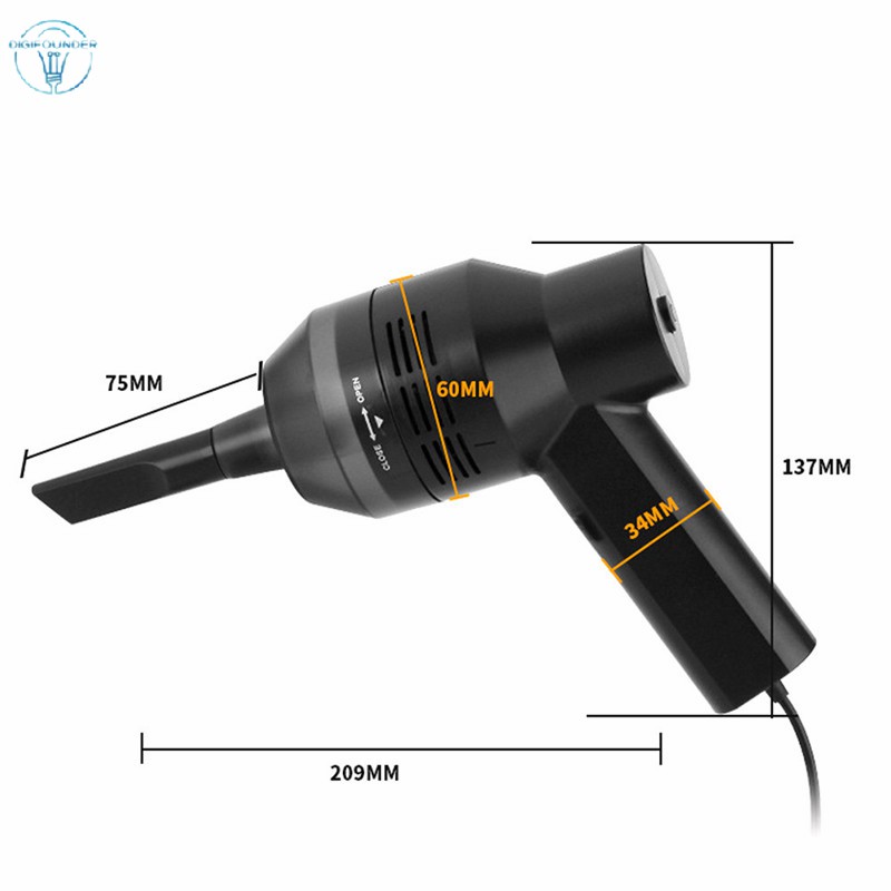 Máy hút bụi bàn phím cầm tay với giao diện USB tiện dụng cho máy tính/laptop