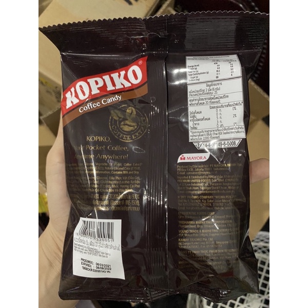 Kẹo Cà Phê KOPIKO Coffee Candy 150g