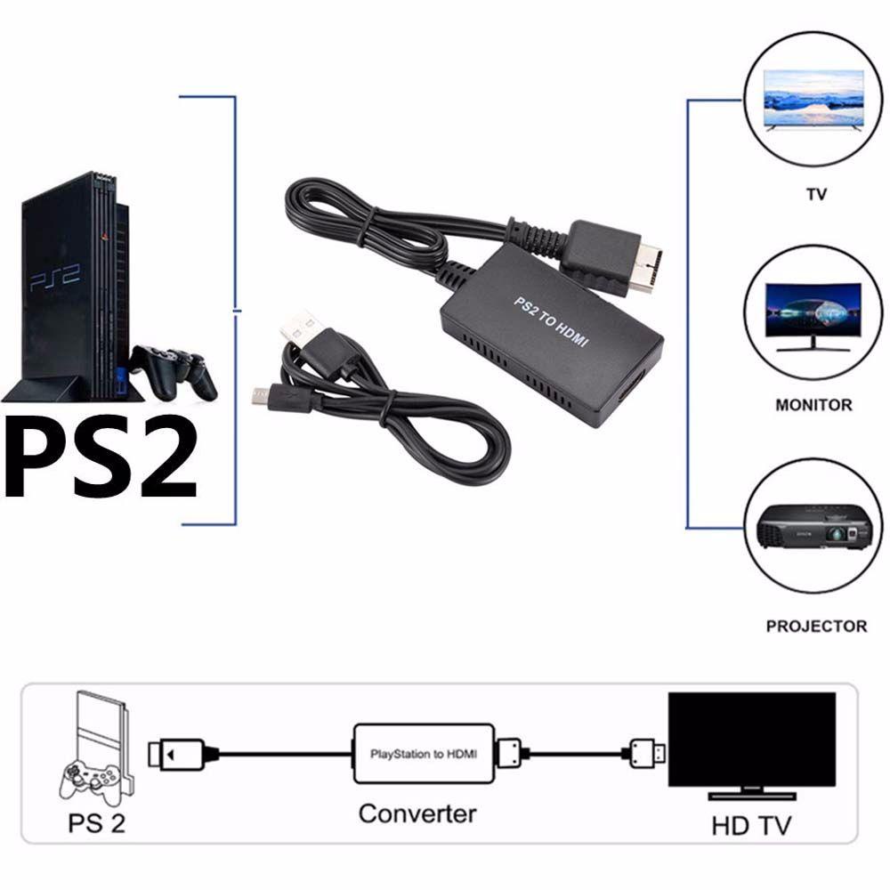 AUGUSTINA Dây Cáp Chuyển Đổi PS2 Sang HDMI PS2 Ypbpr Chuyên Dụng