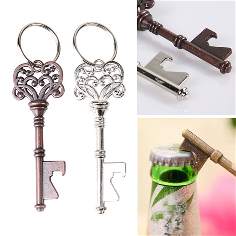 Dụng Cụ Mở Nắp Chai Hình Chiếc Móc Khóa Phong Cách Vintage