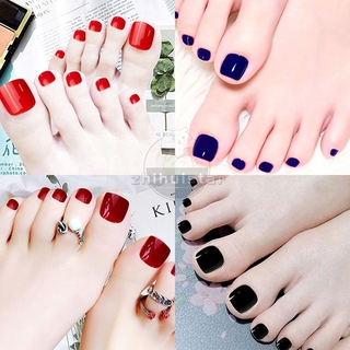 Set 24 móng chân giả họa tiết hợp thời trang dành cho nữ