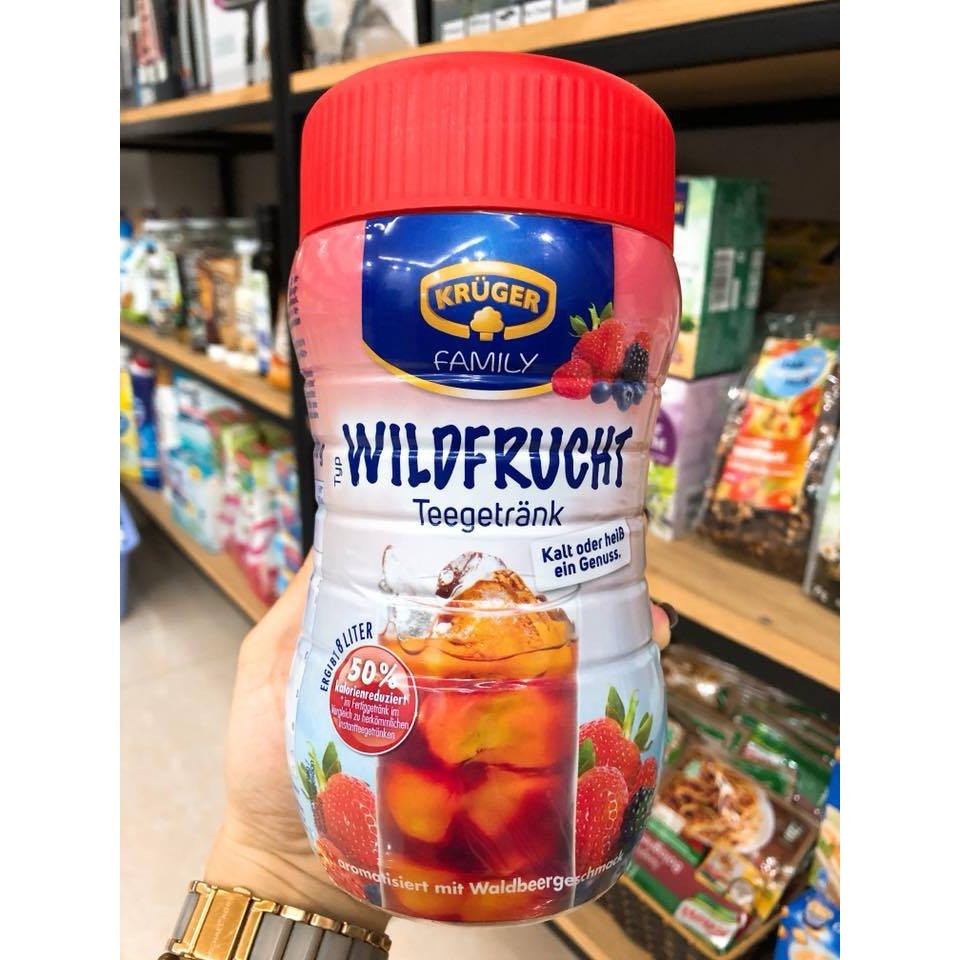 Trà cốm Kruger vị dâu tây & mâm xôi, vị táo thơm ngon hàng chuẩn Đức - Nutripooh