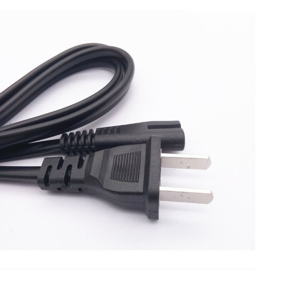 Dây nguồn 220V AC liền giắc cắm 2 chân số 8 dài 1.5m