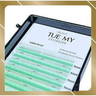 Xanh Nhạt - Mi Lụa Màu Classic 0.07 Mix Size (14 line)