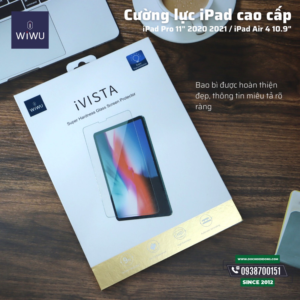 Cường Lực IPad Pro 11 10.9 Air 4 Wiwu